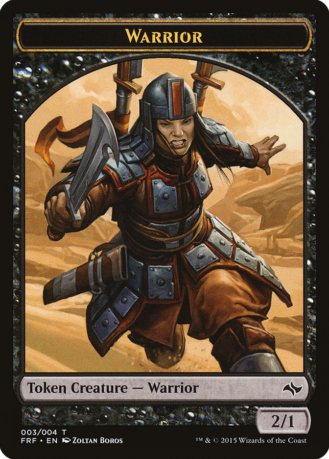 Warrior Token [Fate Reforged Tokens] | Game Master's Emporium (The New GME)