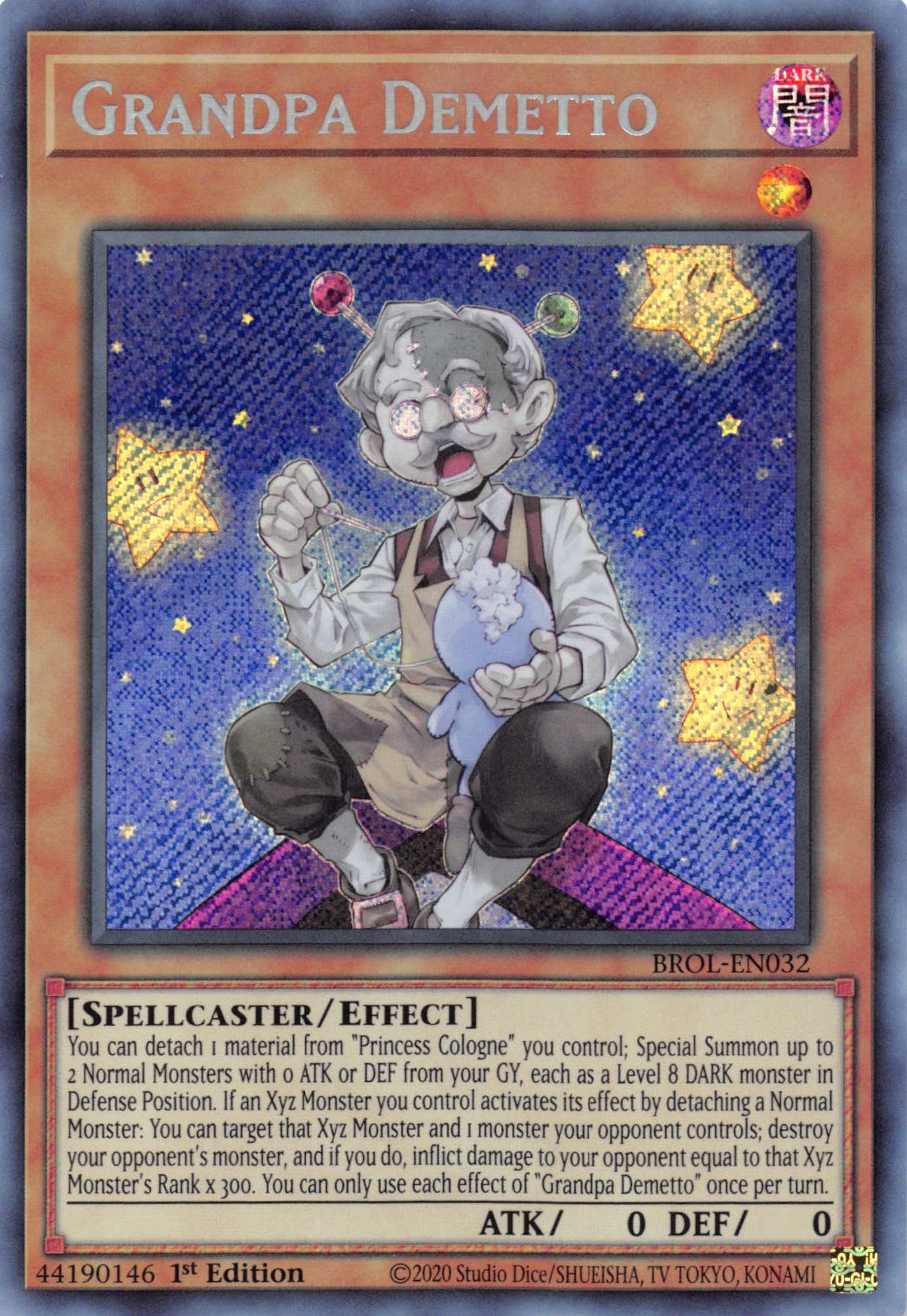 Grandpa Demetto [BROL-EN032] Secret Rare | Game Master's Emporium (The New GME)