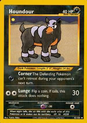 Houndour (43/105) [Neo Destiny Unlimited] | Game Master's Emporium (The New GME)