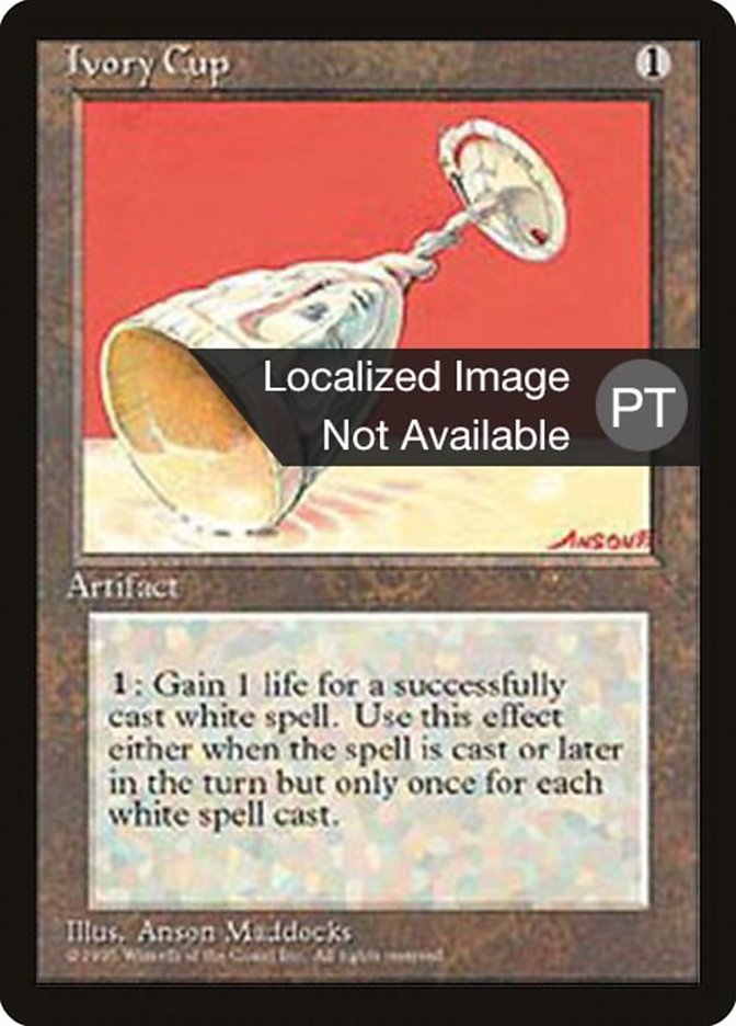 Ivory Cup [Fourth Edition (Foreign Black Border)] | Game Master's Emporium (The New GME)