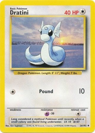 Dratini (26/102) [Base Set Unlimited] | Game Master's Emporium (The New GME)