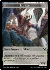 Eldrazi // Angel (4) Double-Sided Token [March of the Machine Commander Tokens] | Game Master's Emporium (The New GME)