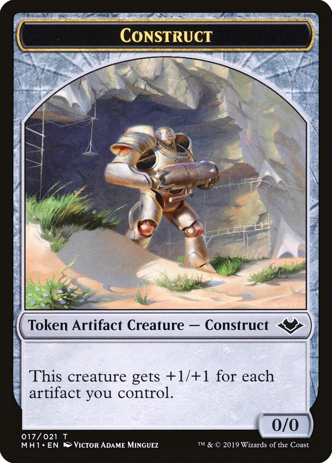 Soldier (004) // Construct (017) Double-Sided Token [Modern Horizons Tokens] | Game Master's Emporium (The New GME)