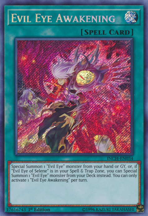 Evil Eye Awakening [INCH-EN034] Secret Rare | Game Master's Emporium (The New GME)