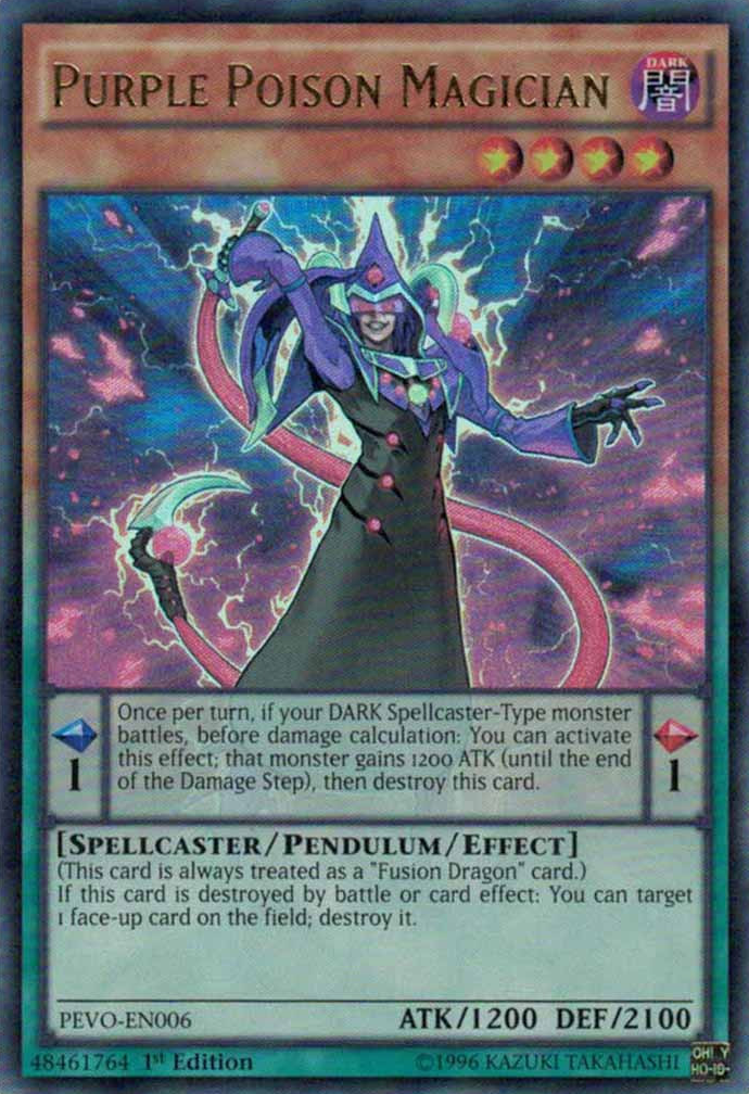 Purple Poison Magician [PEVO-EN006] Ultra Rare | Game Master's Emporium (The New GME)