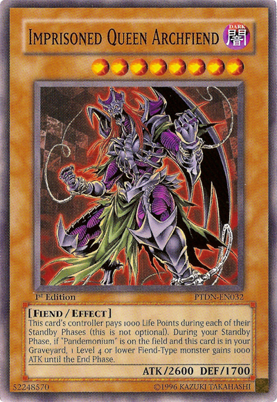 Imprisoned Queen Archfiend [PTDN-EN032] Common | Game Master's Emporium (The New GME)