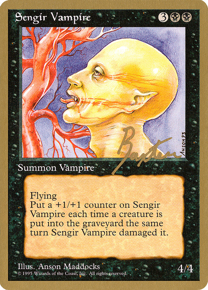 Sengir Vampire (George Baxter) [Pro Tour Collector Set] | Game Master's Emporium (The New GME)