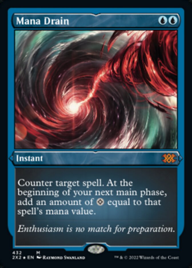 Mana Drain (Foil Etched) [Double Masters 2022] | Game Master's Emporium (The New GME)