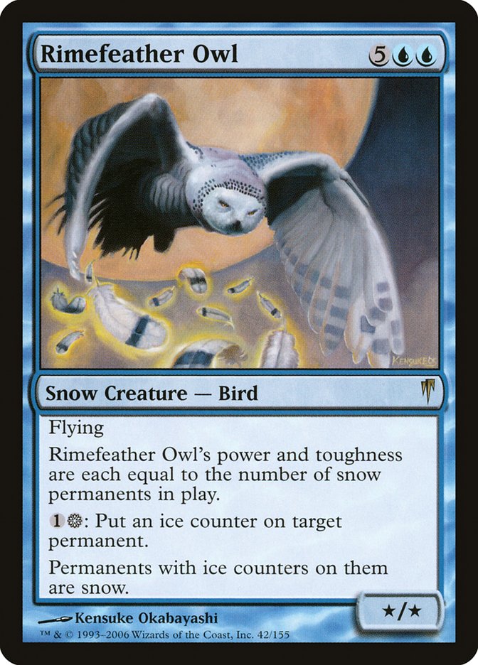 Rimefeather Owl [Coldsnap] | Game Master's Emporium (The New GME)