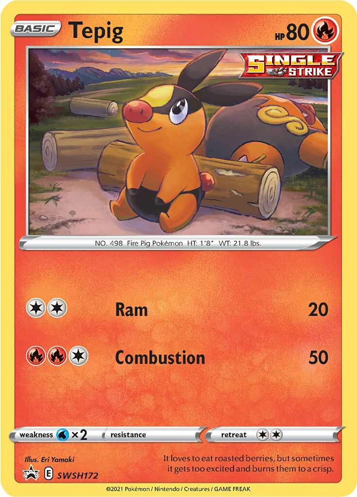 Tepig (SWSH172) [Sword & Shield: Black Star Promos] | Game Master's Emporium (The New GME)
