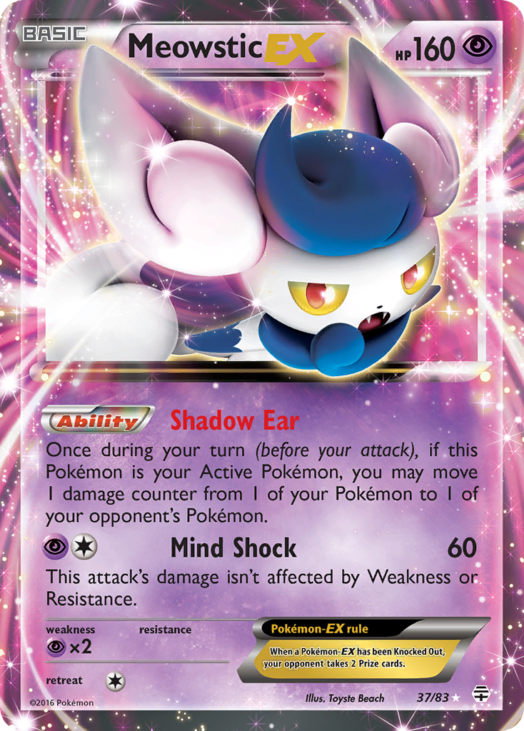 Meowstic EX (37/83) [XY: Generations] | Game Master's Emporium (The New GME)