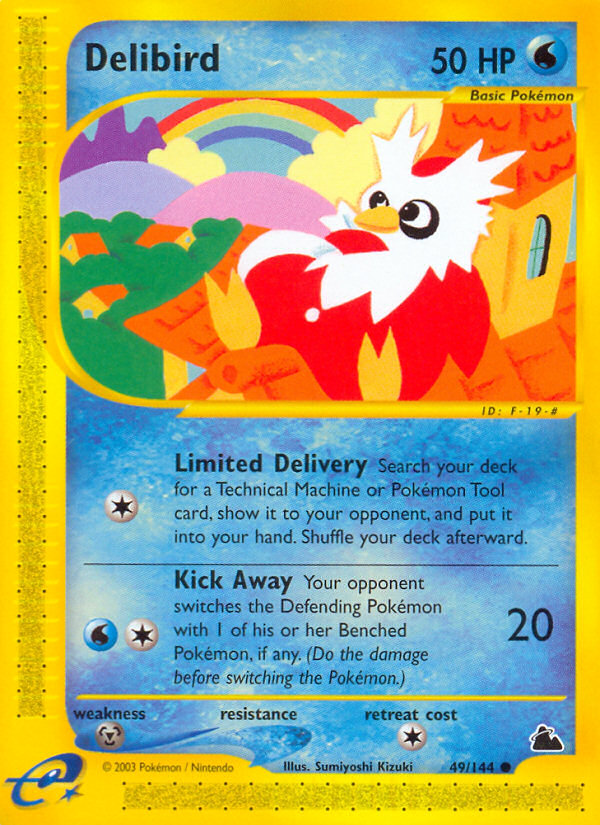 Delibird (49/144) [Skyridge] | Game Master's Emporium (The New GME)