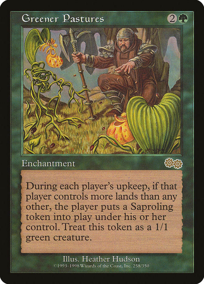Greener Pastures [Urza's Saga] | Game Master's Emporium (The New GME)
