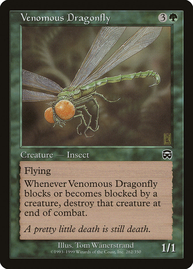 Venomous Dragonfly [Mercadian Masques] | Game Master's Emporium (The New GME)