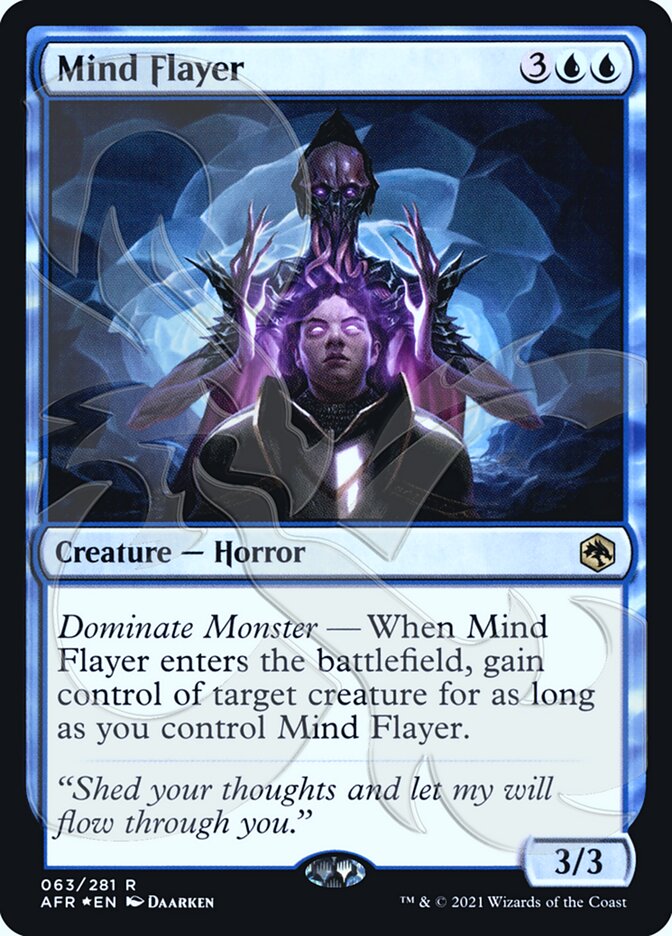 Mind Flayer (Ampersand Promo) [Dungeons & Dragons: Adventures in the Forgotten Realms Promos] | Game Master's Emporium (The New GME)