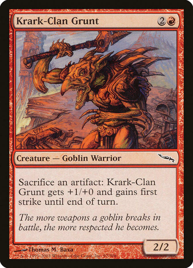 Krark-Clan Grunt [Mirrodin] | Game Master's Emporium (The New GME)