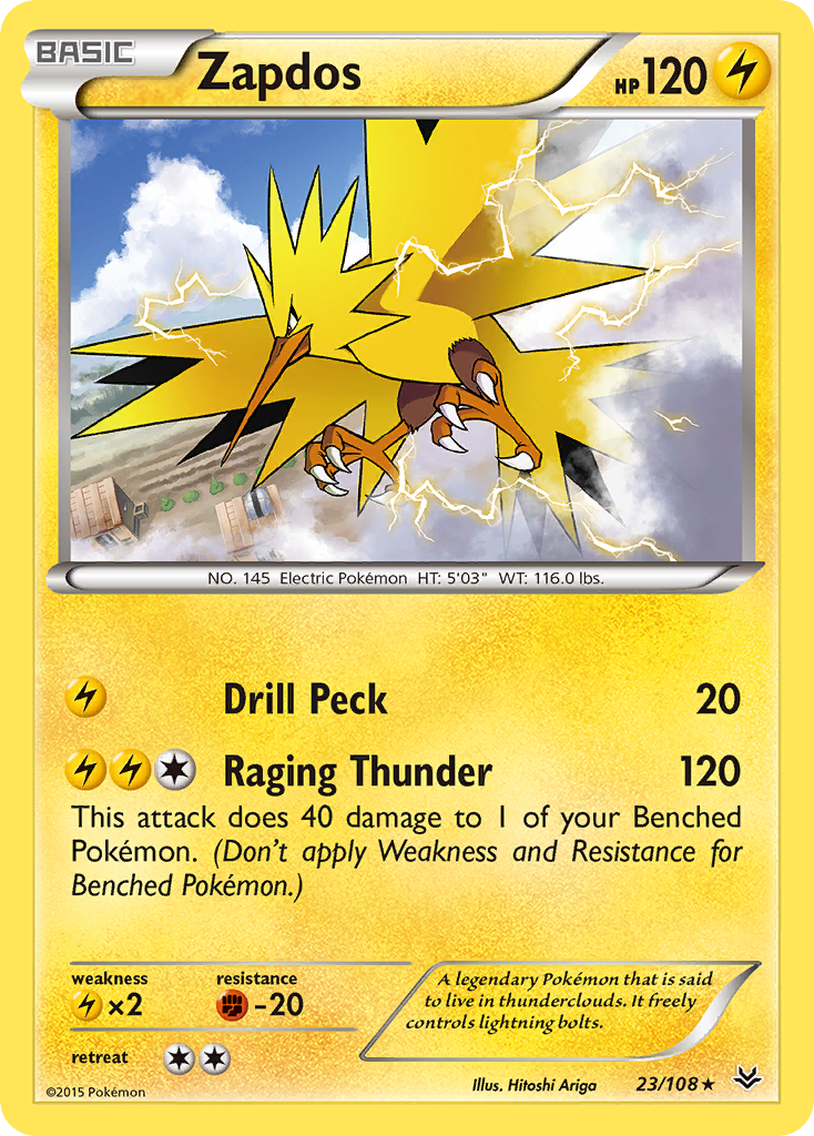 Zapdos (23/108) [XY: Roaring Skies] | Game Master's Emporium (The New GME)