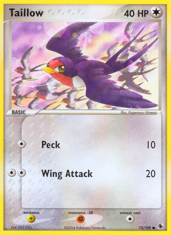 Taillow (72/109) [EX: Battle Stadium] | Game Master's Emporium (The New GME)