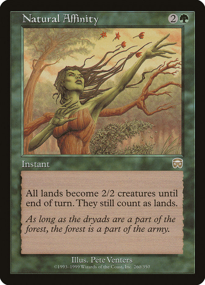 Natural Affinity [Mercadian Masques] | Game Master's Emporium (The New GME)