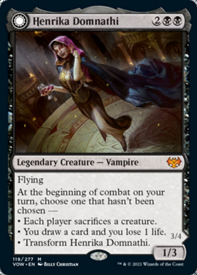 Henrika Domnathi // Henrika, Infernal Seer [Innistrad: Crimson Vow] | Game Master's Emporium (The New GME)