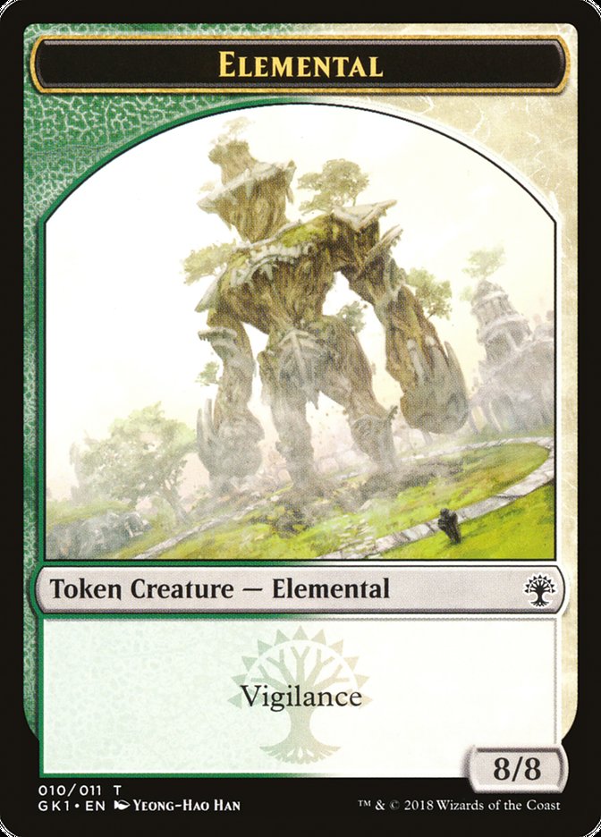 Elemental // Centaur Double-Sided Token [Guilds of Ravnica Guild Kit Tokens] | Game Master's Emporium (The New GME)