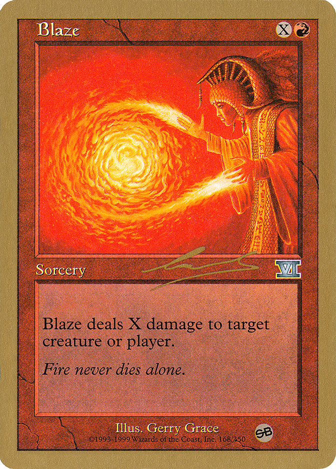 Blaze (Nicolas Labarre) [World Championship Decks 2000] | Game Master's Emporium (The New GME)