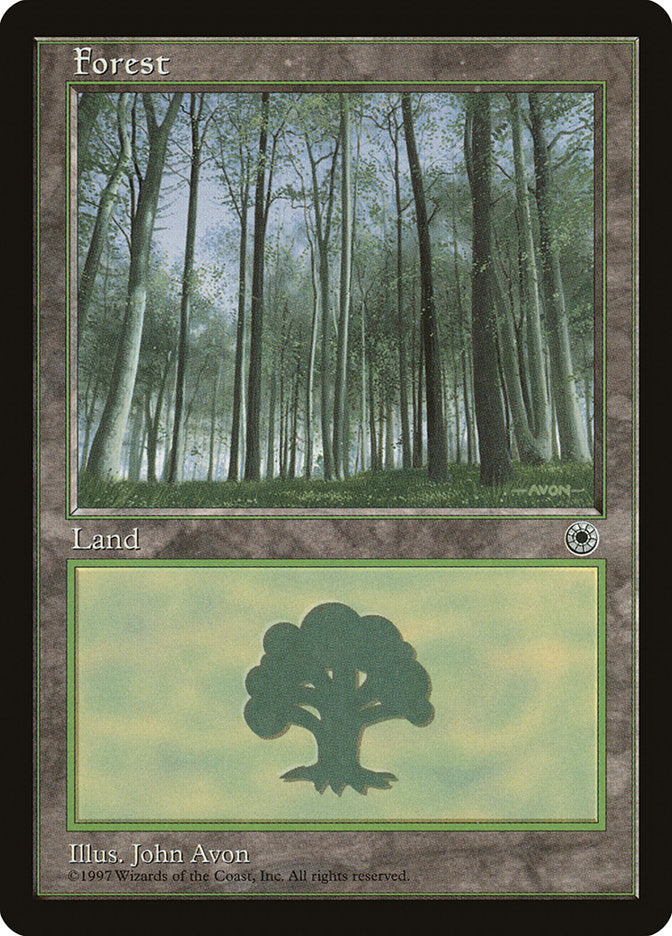 Forest (Green Signature with White Bark Trees) [Portal] | Game Master's Emporium (The New GME)