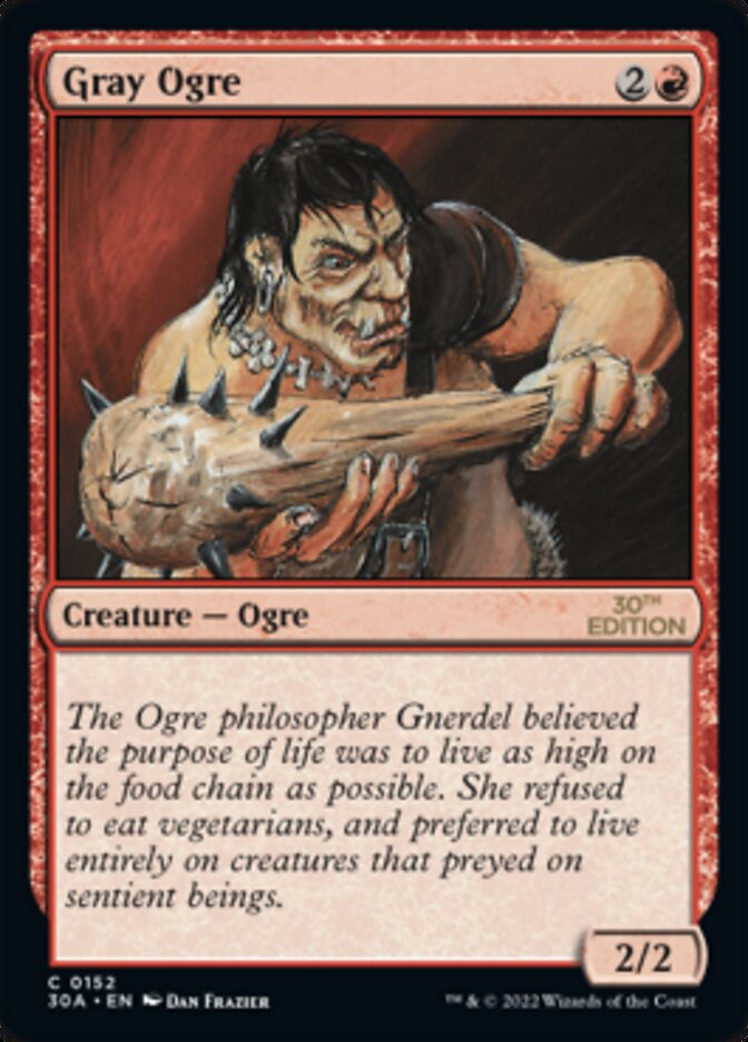 Gray Ogre [30th Anniversary Edition] | Game Master's Emporium (The New GME)