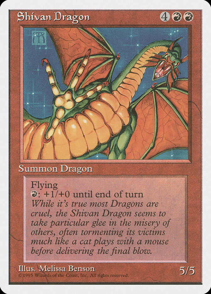 Shivan Dragon [Fourth Edition] | Game Master's Emporium (The New GME)