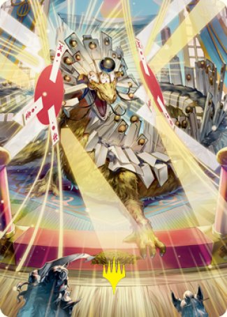 Spirit-Sister's Call Art Card (Gold-Stamped Signature) [Kamigawa: Neon Dynasty Art Series] | Game Master's Emporium (The New GME)