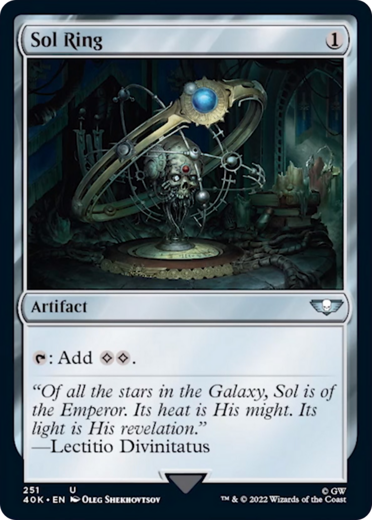 Sol Ring (251) (Surge Foil) [Warhammer 40,000] | Game Master's Emporium (The New GME)