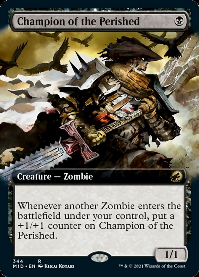 Champion of the Perished (Extended Art) [Innistrad: Midnight Hunt] | Game Master's Emporium (The New GME)