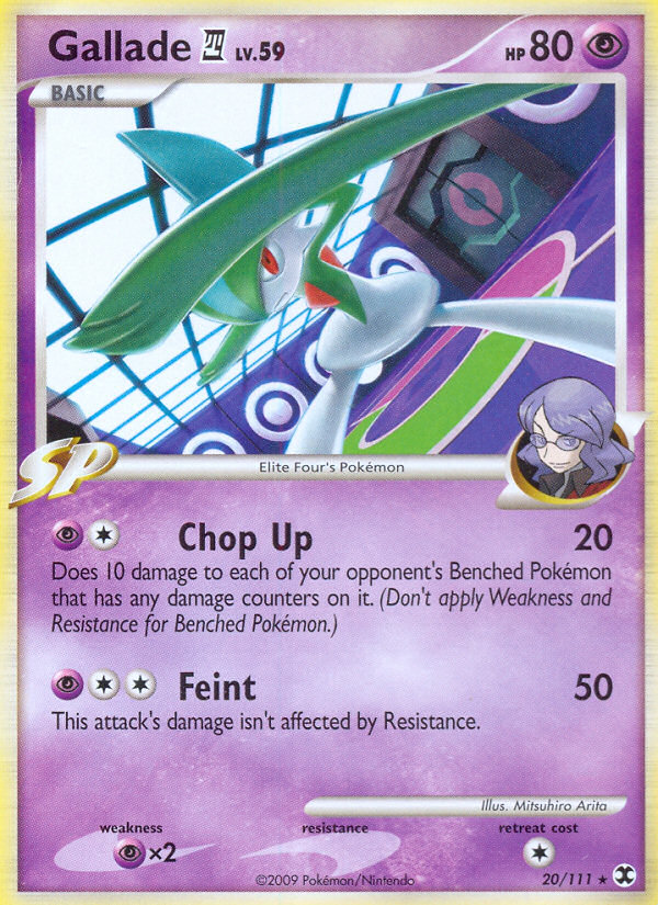 Gallade (20/111) [Platinum: Rising Rivals] | Game Master's Emporium (The New GME)