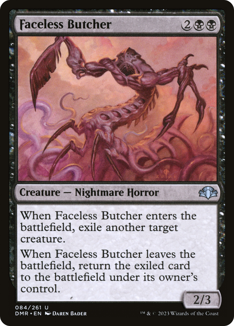 Faceless Butcher [Dominaria Remastered] | Game Master's Emporium (The New GME)