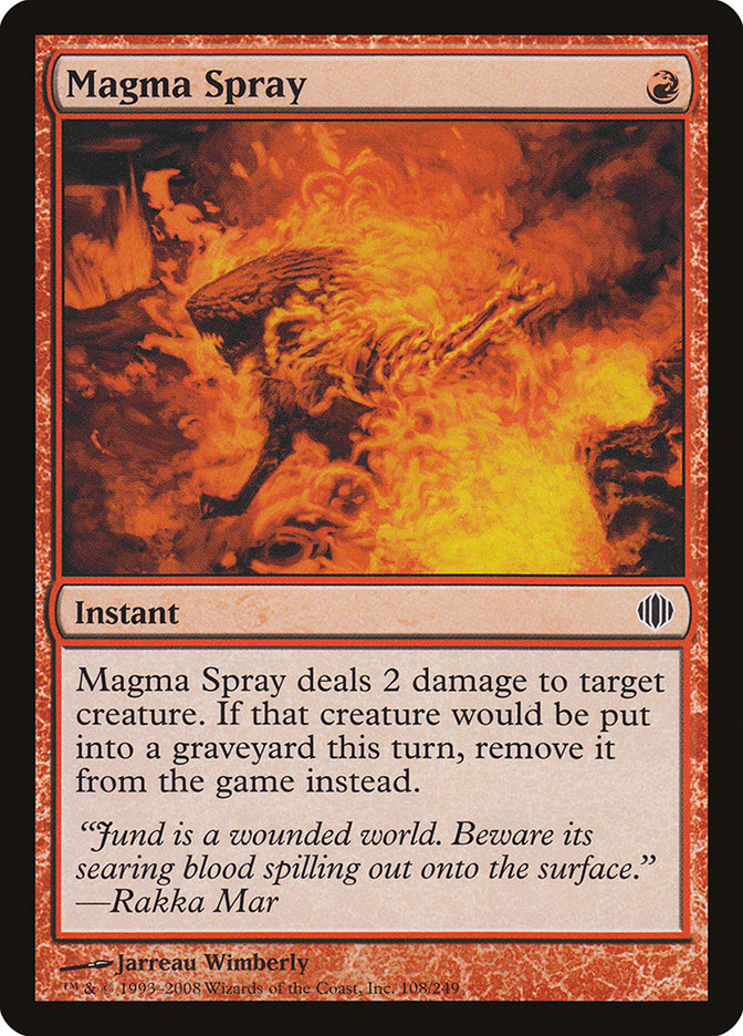 Magma Spray [Shards of Alara] | Game Master's Emporium (The New GME)