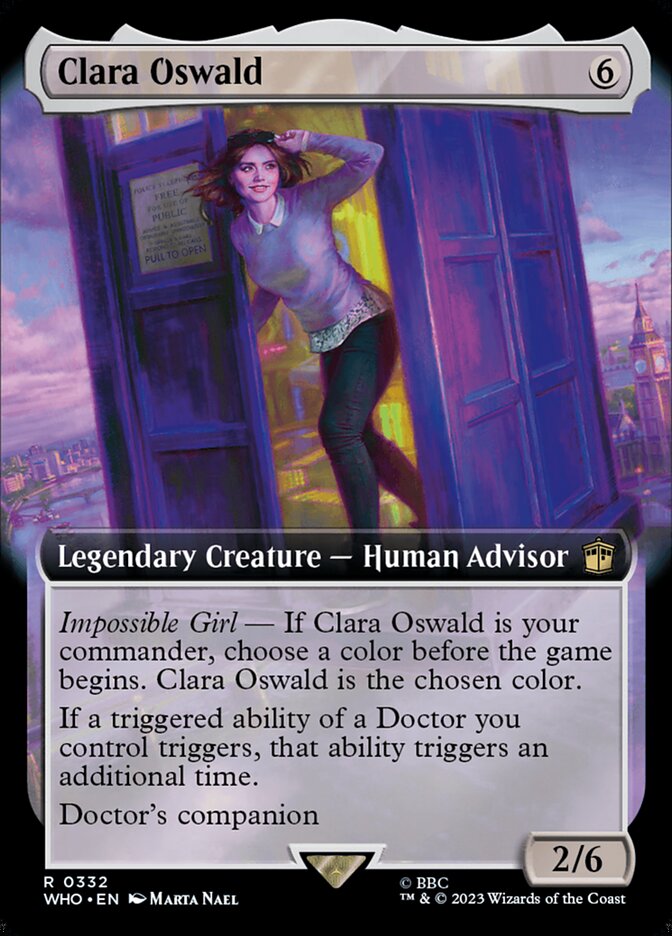 Clara Oswald (Extended Art) [Doctor Who] | Game Master's Emporium (The New GME)