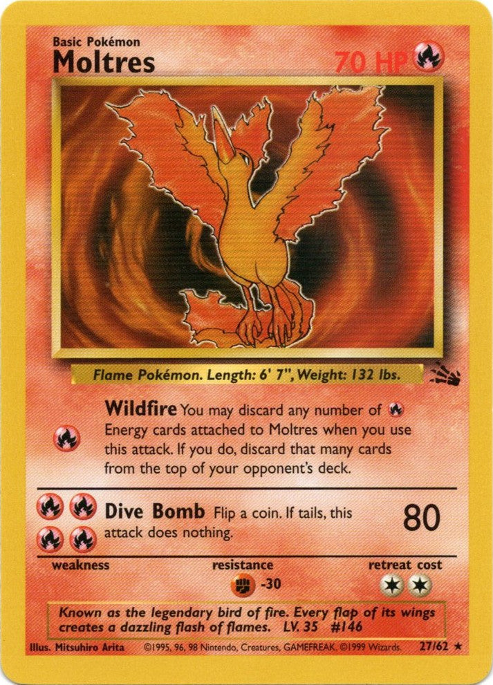 Moltres (27/62) [Fossil Unlimited] | Game Master's Emporium (The New GME)