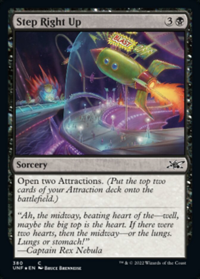 Step Right Up (Galaxy Foil) [Unfinity] | Game Master's Emporium (The New GME)