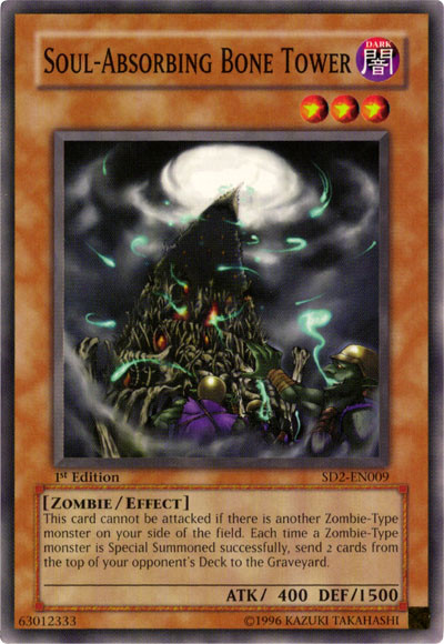 Soul-Absorbing Bone Tower [SD2-EN009] Common | Game Master's Emporium (The New GME)