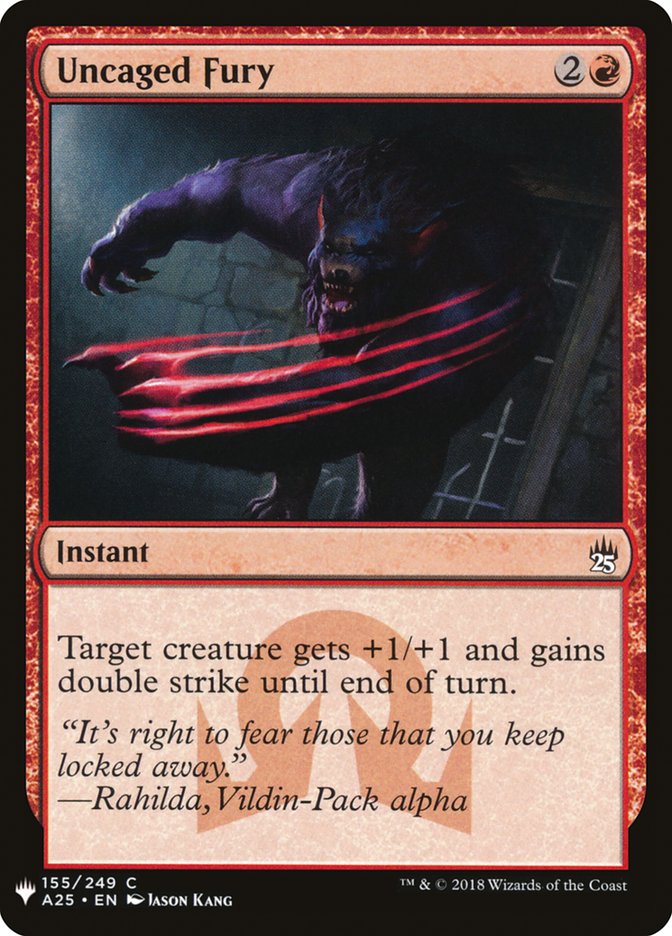 Uncaged Fury [Mystery Booster] | Game Master's Emporium (The New GME)