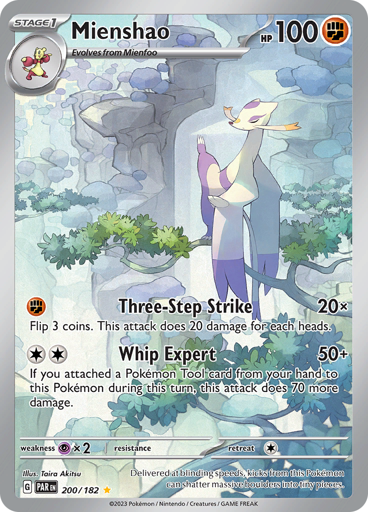 Mienshao (200/182) [Scarlet & Violet: Paradox Rift] | Game Master's Emporium (The New GME)