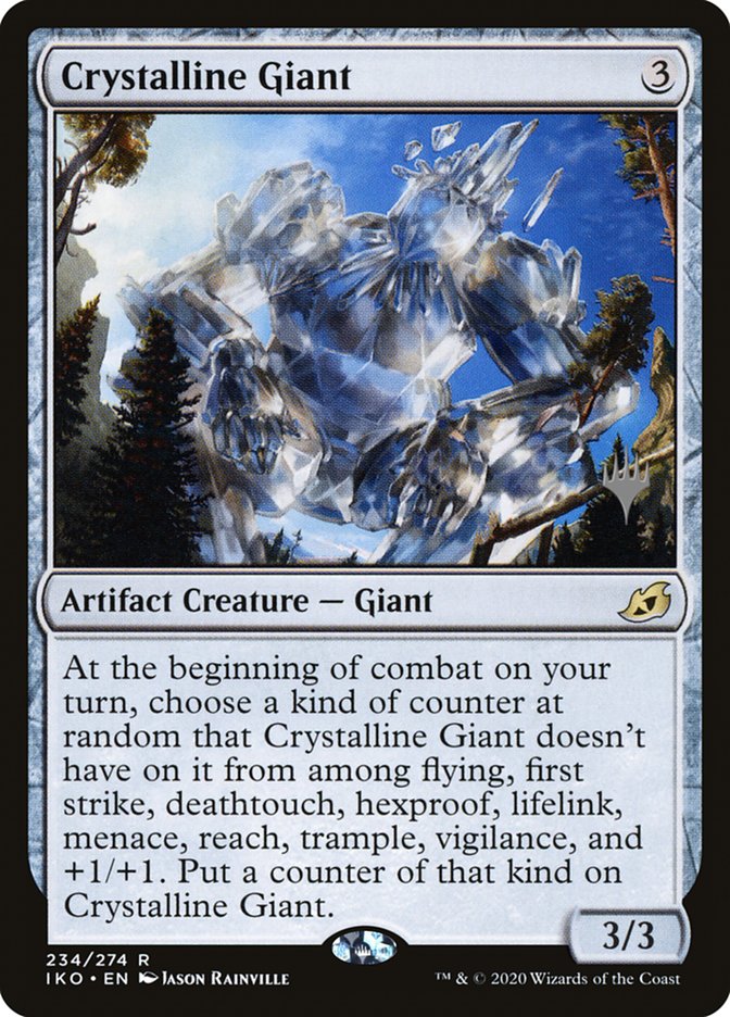 Crystalline Giant (Promo Pack) [Ikoria: Lair of Behemoths Promos] | Game Master's Emporium (The New GME)