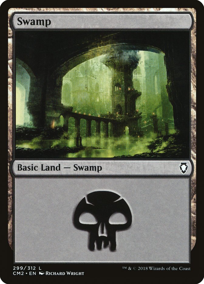 Swamp (299) [Commander Anthology Volume II] | Game Master's Emporium (The New GME)