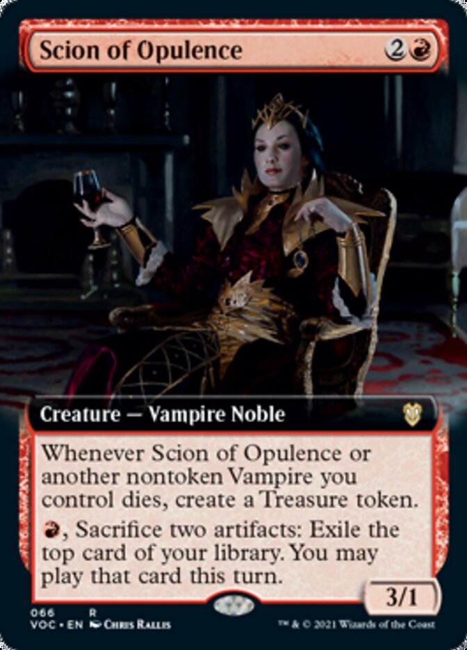Scion of Opulence (Extended Art) [Innistrad: Crimson Vow Commander] | Game Master's Emporium (The New GME)