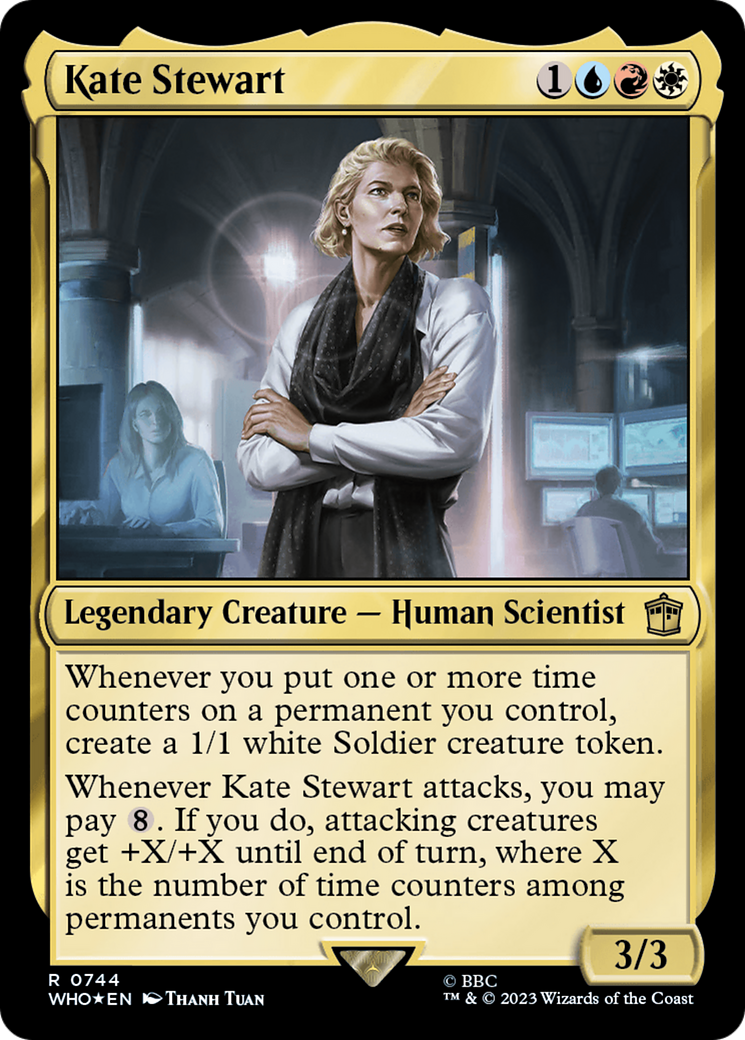 Kate Stewart (Surge Foil) [Doctor Who] | Game Master's Emporium (The New GME)