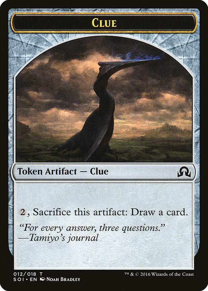 Clue Token (012/018) [Shadows over Innistrad Tokens] | Game Master's Emporium (The New GME)