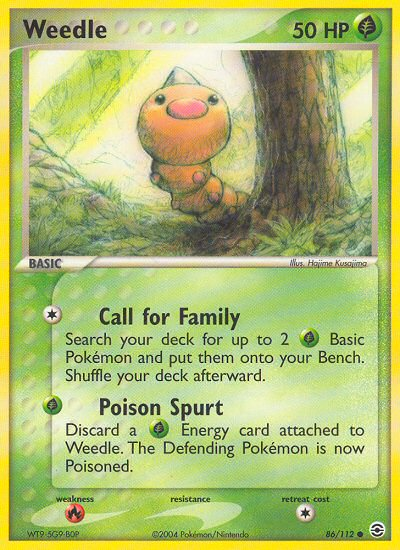 Weedle (86/112) [EX: FireRed & LeafGreen] | Game Master's Emporium (The New GME)