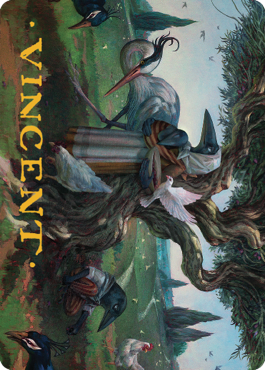 Kindred Discovery Art Card (Gold-Stamped Signature) [Commander Legends: Battle for Baldur's Gate Art Series] | Game Master's Emporium (The New GME)