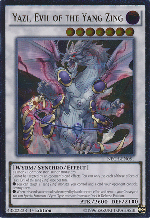 Yazi, Evil of the Yang Zing [NECH-EN051] Ultimate Rare | Game Master's Emporium (The New GME)