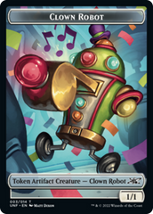 Clown Robot (003) // Storm Crow Double-Sided Token [Unfinity Tokens] | Game Master's Emporium (The New GME)